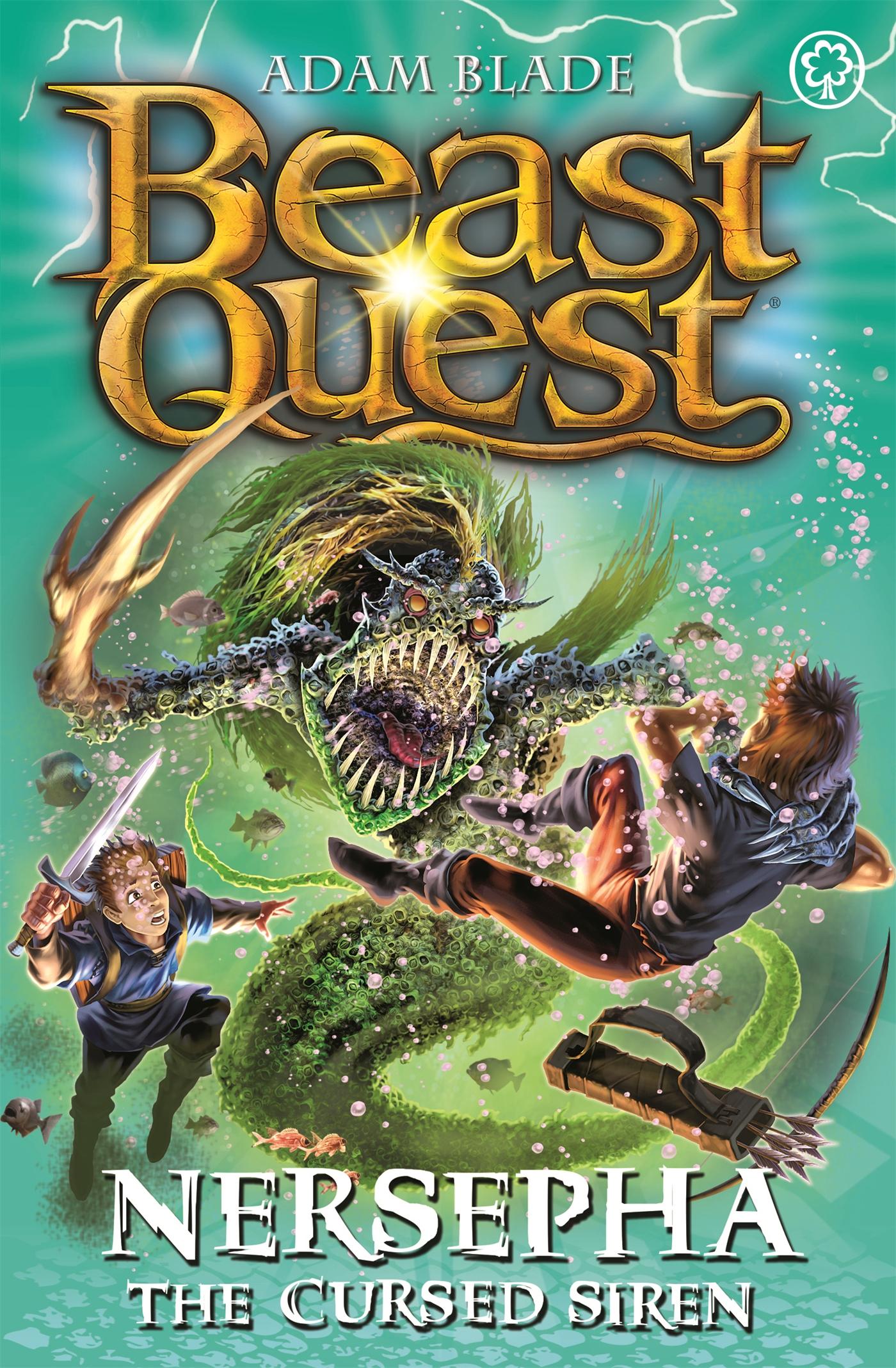 Cover: 9781408343418 | Beast Quest: Nersepha the Cursed Siren | Series 22 Book 4 | Adam Blade