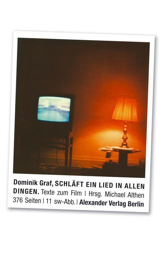 Cover: 9783895812101 | Schläft ein Lied in allen Dingen | Texte zum Film | Dominik Graf