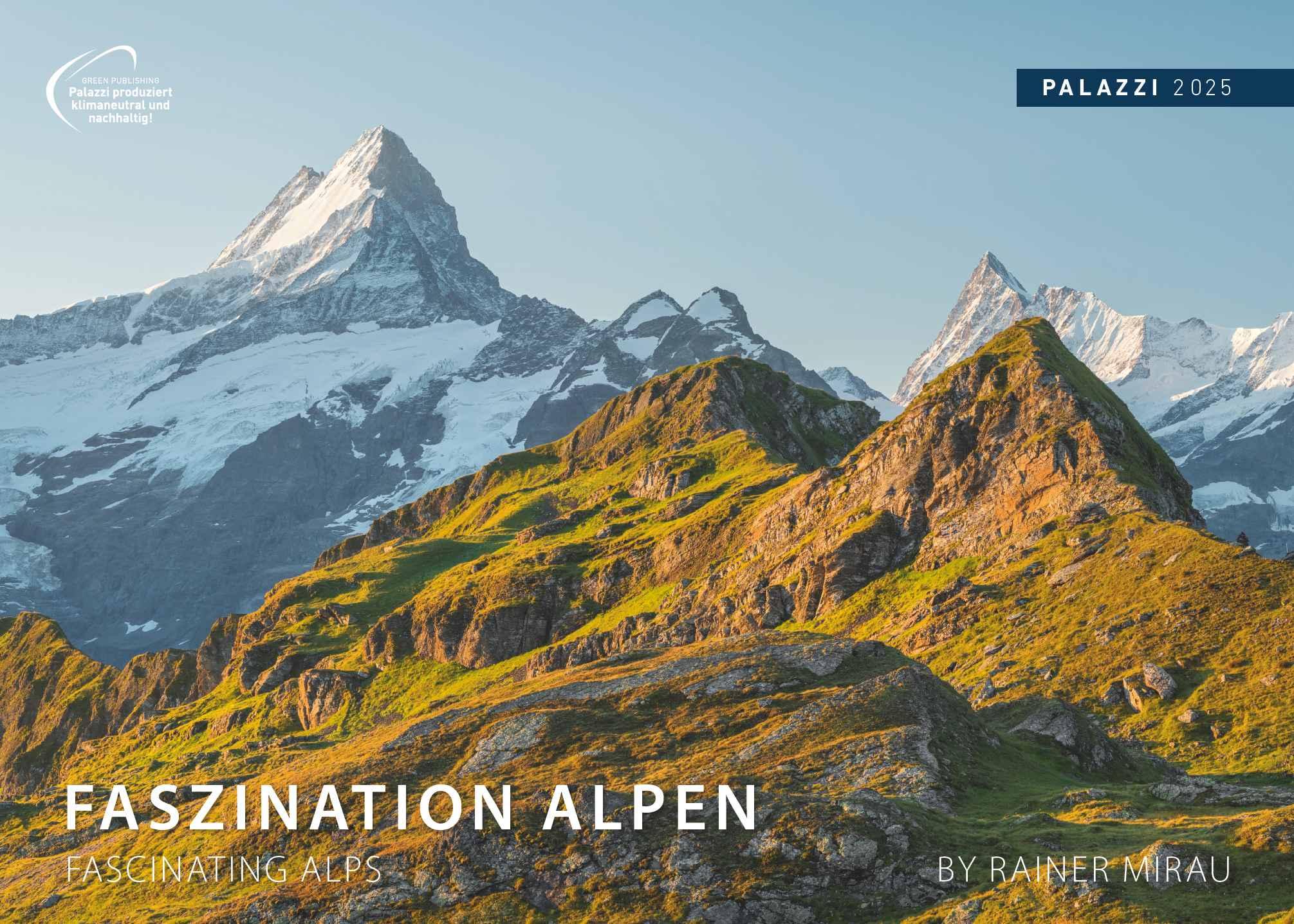 Cover: 4251734300775 | PALAZZI - Faszination Alpen 2025 Wandkalender, 70x50cm,...