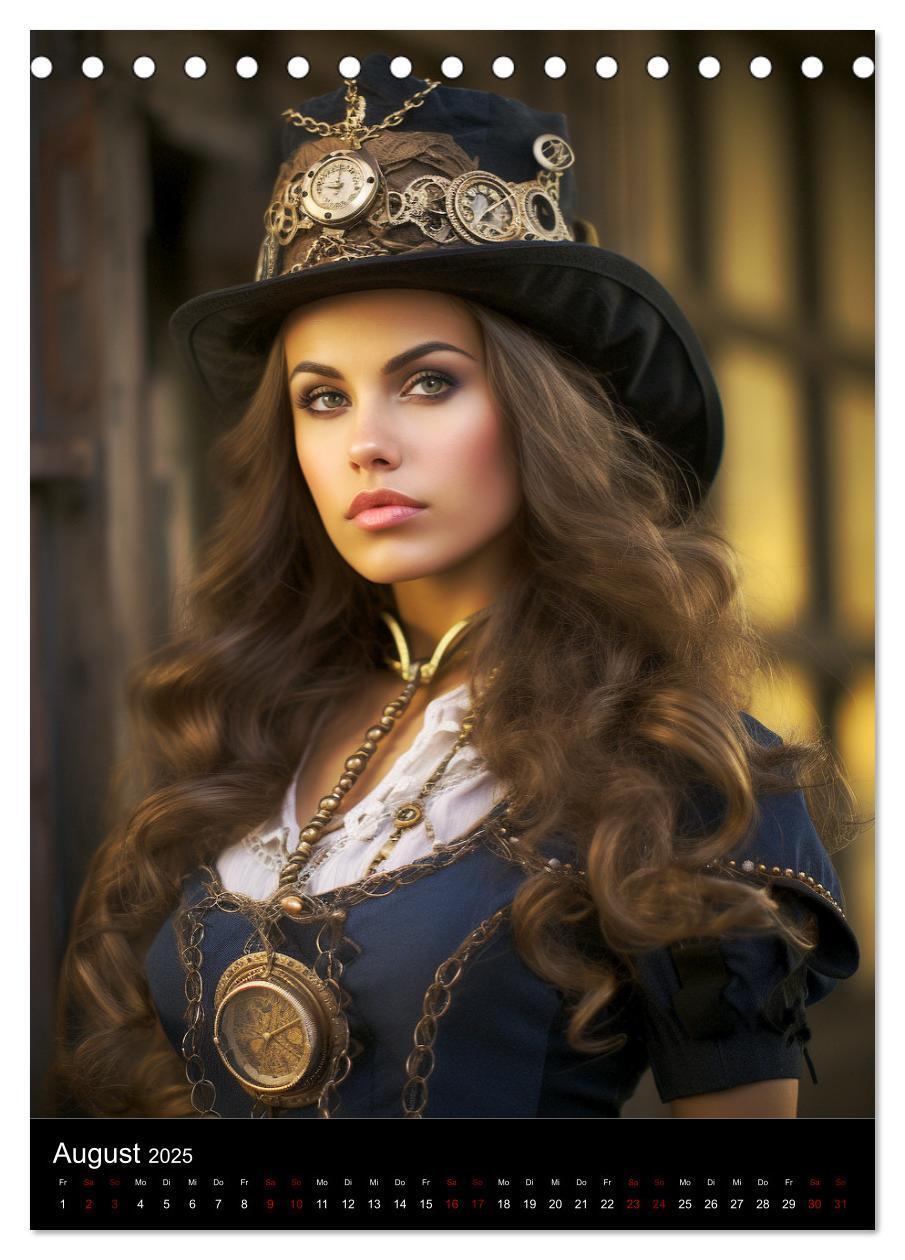 Bild: 9783435865666 | Steampunk. Faszinierend schöne Frauenportraits (Tischkalender 2025...