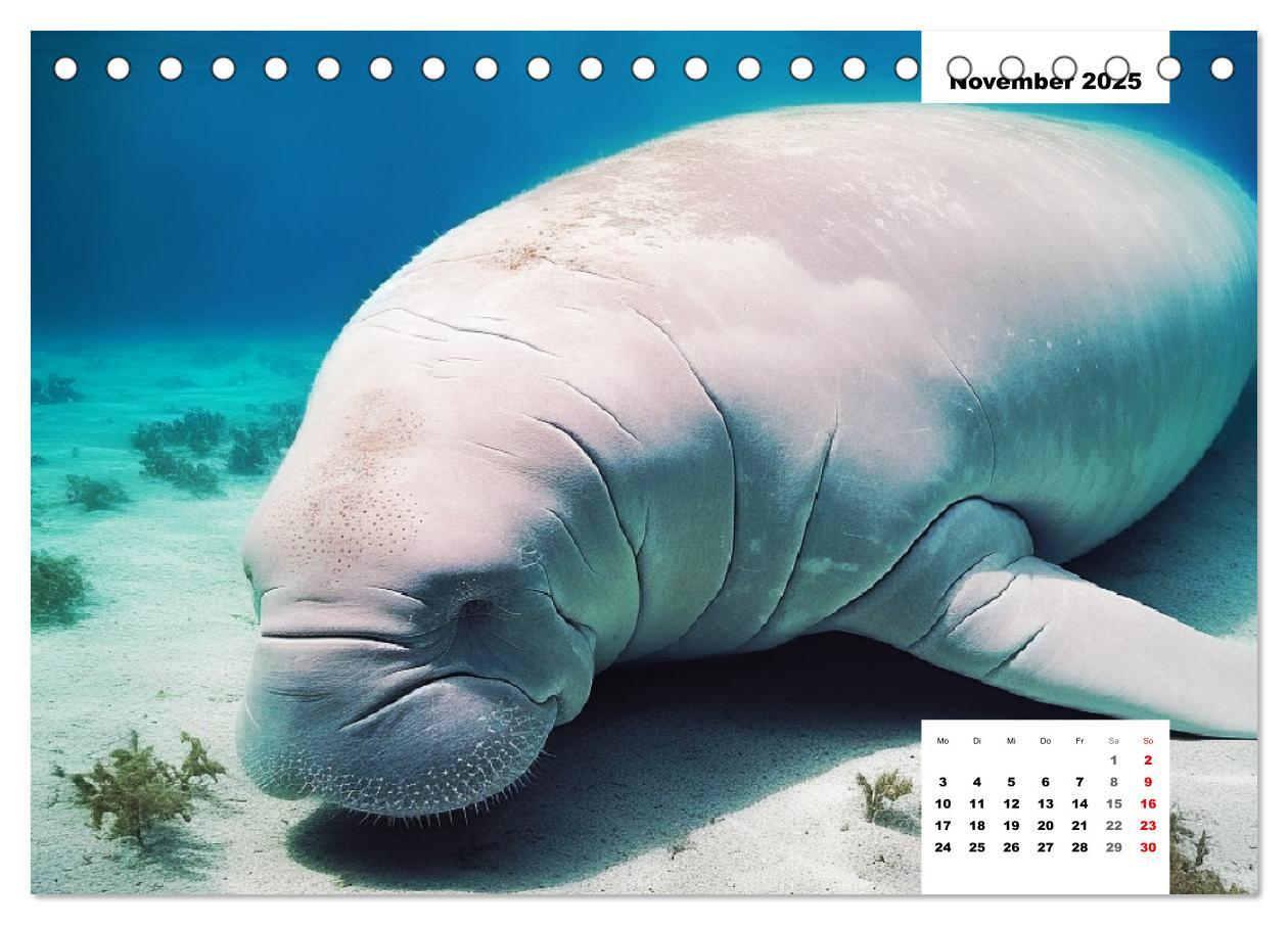 Bild: 9783383893902 | Manatees. Faszinierende Rundschwanzseekühe (Tischkalender 2025 DIN...