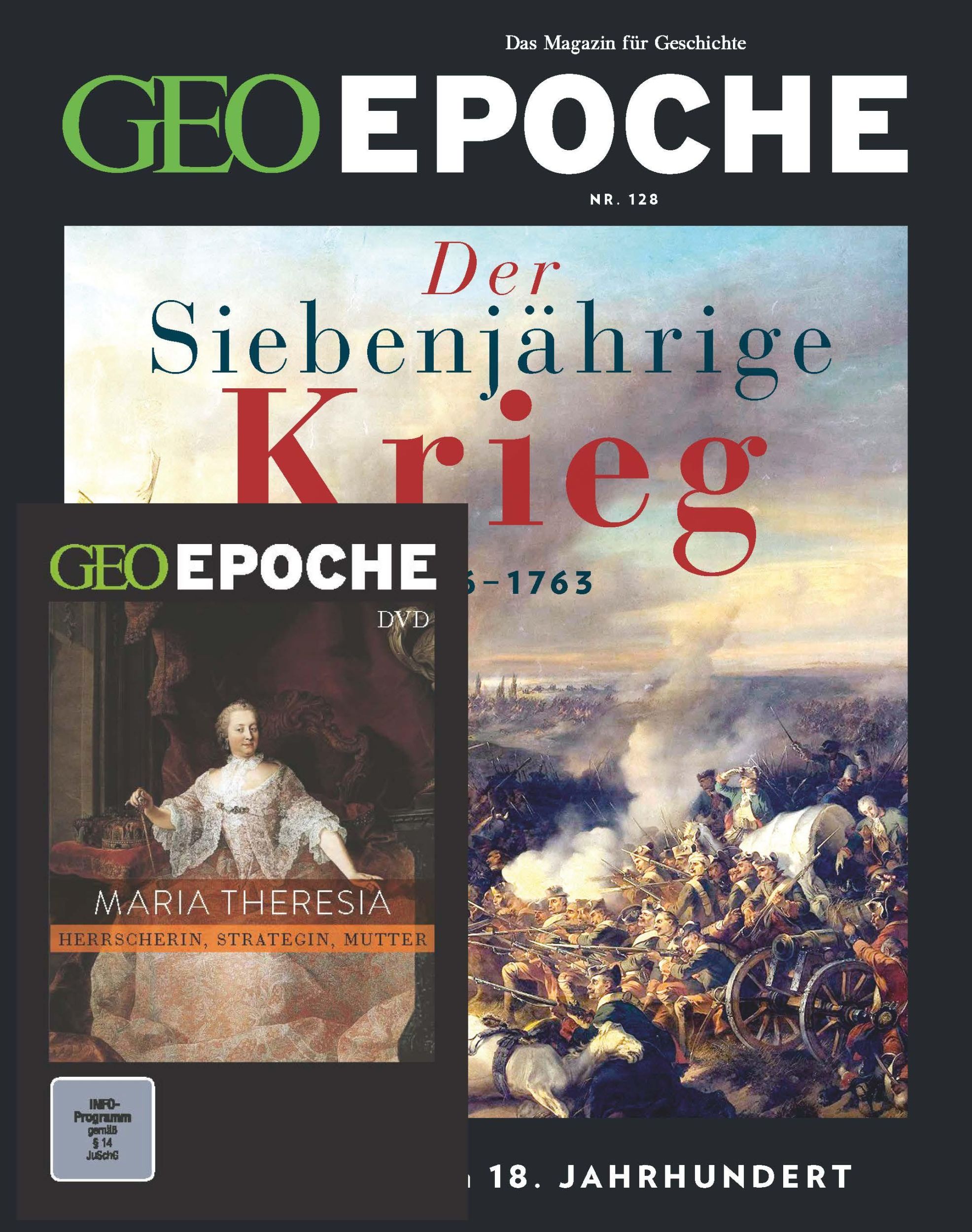 Cover: 9783652015141 | GEO Epoche mit DVD 128/2024 - Der Siebenjährige Krieg | Broschüre