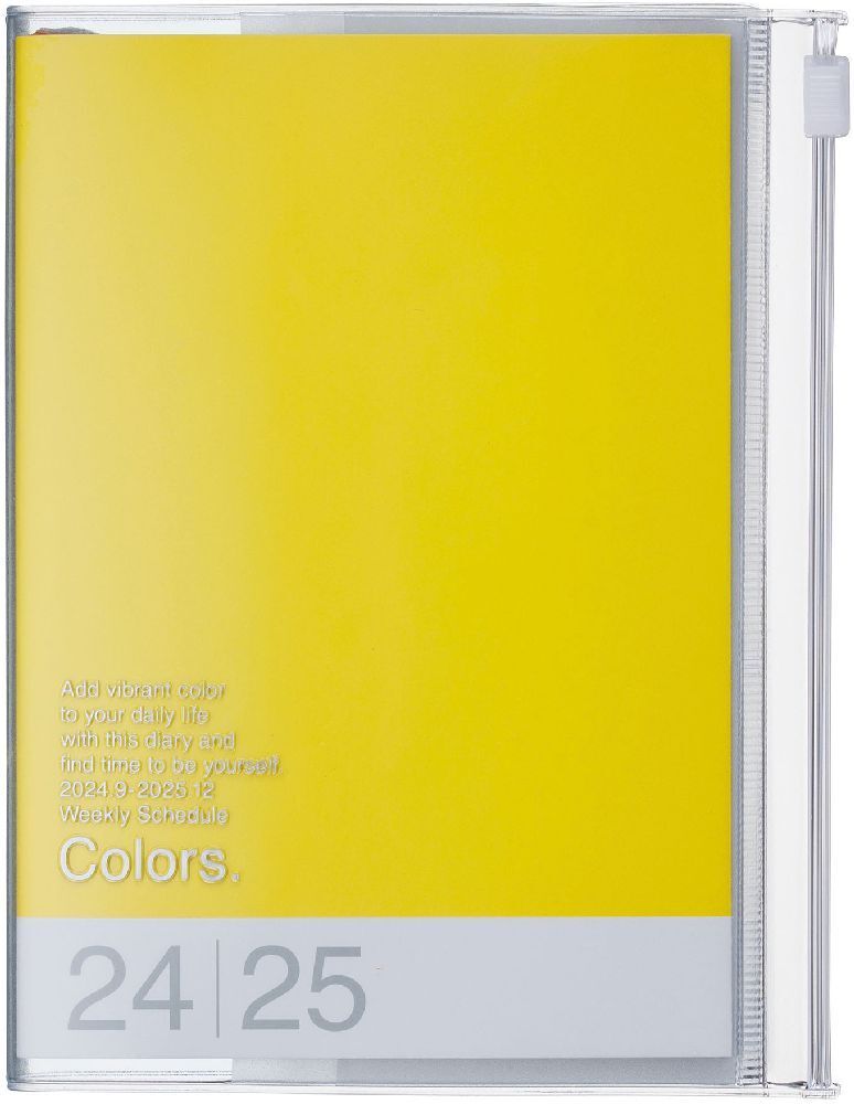 Cover: 4550045127577 | MARK'S 2024/2025 Taschenkalender A6 vertikal, COLORS, Yellow | Inc