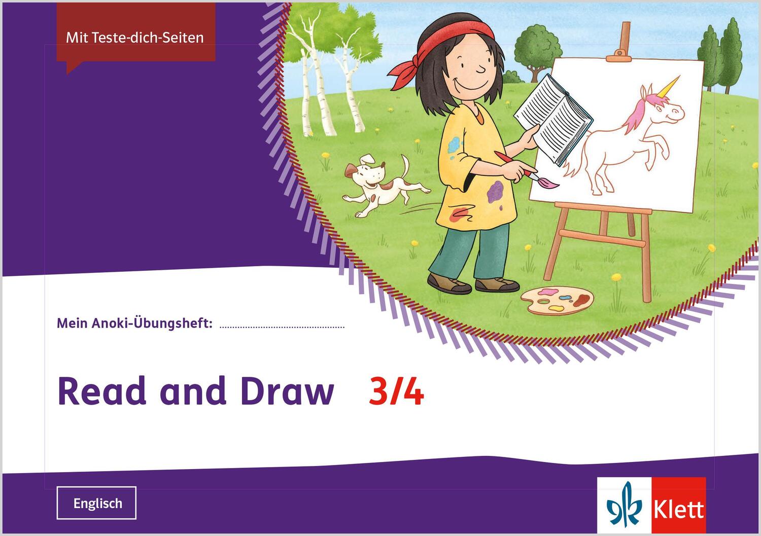 Cover: 9783121610549 | Mein Anoki-Übungsheft. Read and draw. Arbeitsheft Klasse 3/4 | Deutsch