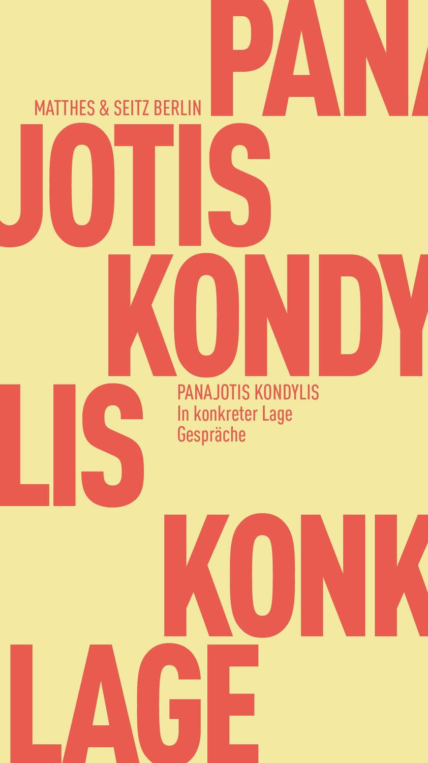 Cover: 9783751830058 | In konkreter Lage | Gespräche | Panajotis Kondylis | Taschenbuch