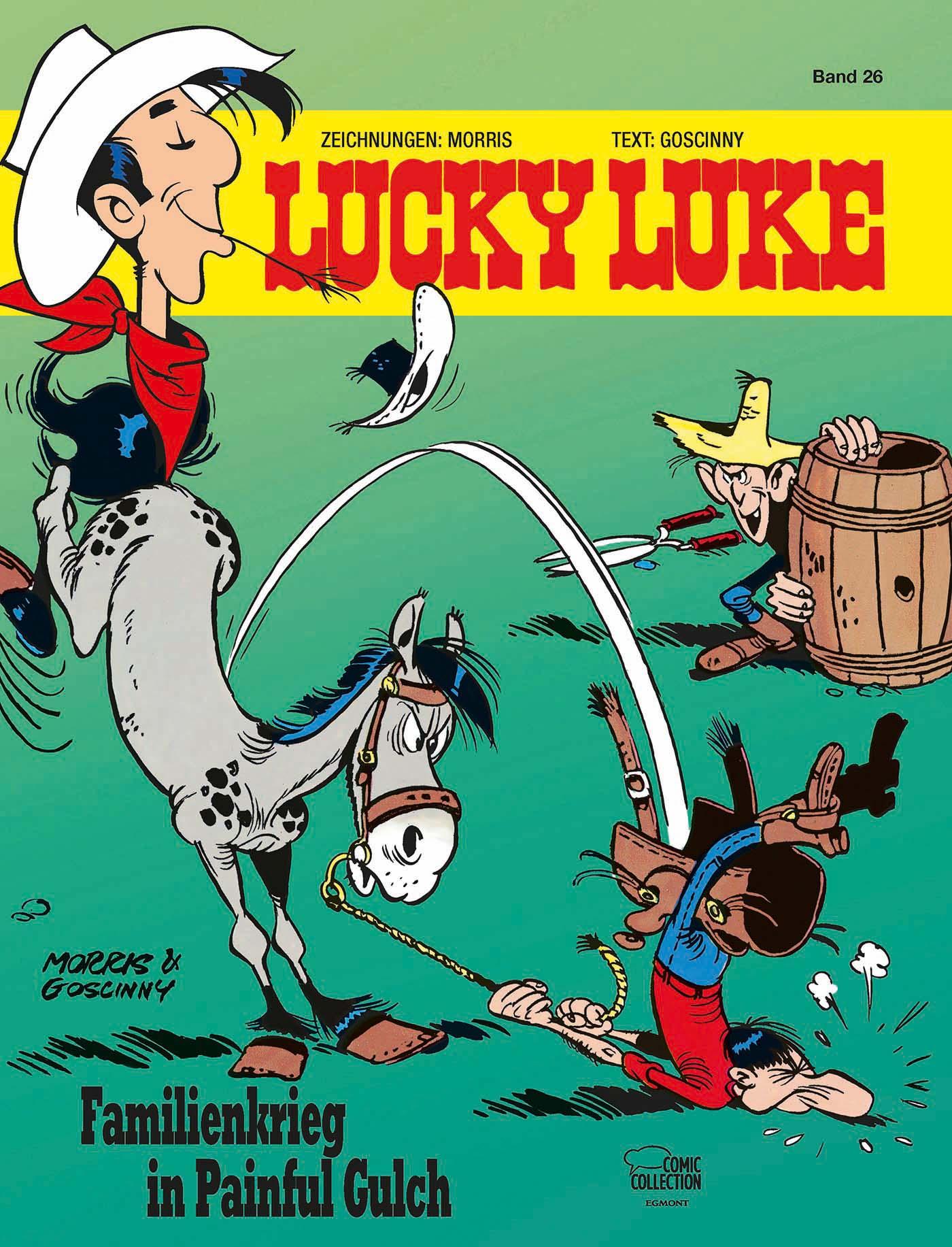 Cover: 9783770401376 | Lucky Luke 26 - Familienkrieg in Painful Gulch | Morris (u. a.) | Buch