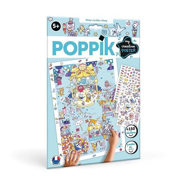 Cover: 3760262412085 | POPPIK Sticker Kreativ Poster Party | Poster | Deutsch | 2024 | POPPIK