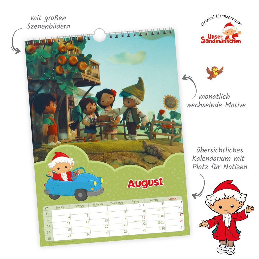 Bild: 9783988022080 | Trötsch Unser Sandmännchen Classickalender Kalender Unser...