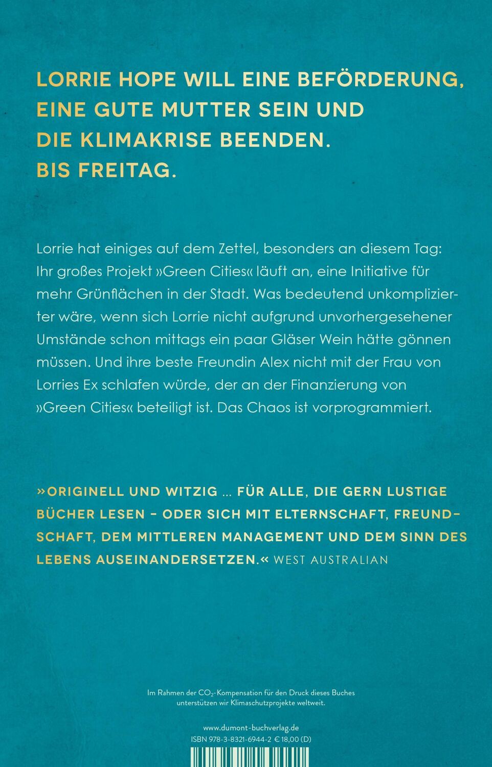 Rückseite: 9783832169442 | Das Gegenteil von Erfolg | Roman | Eleanor Elliott Thomas | Buch