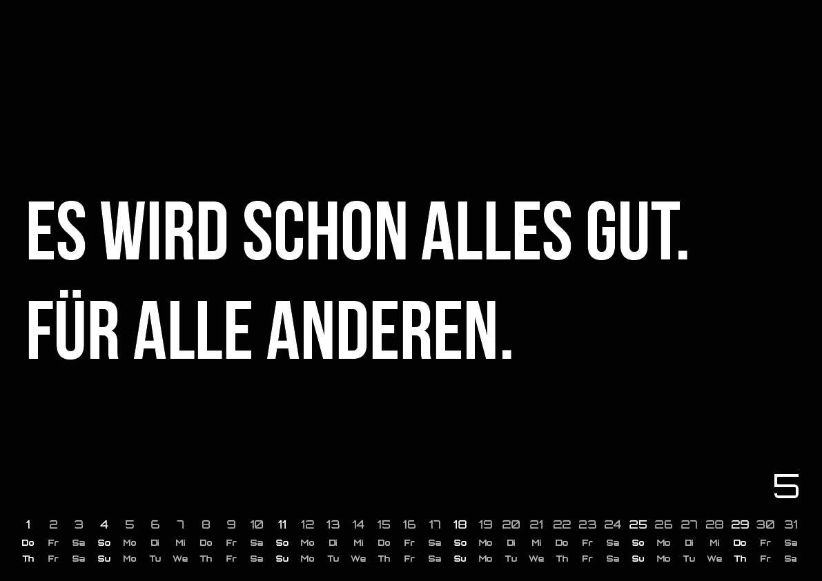 Bild: 9783986735302 | DEMOTIVATION 2025 - dein demotivierender Begleiter - Kalender DIN A3