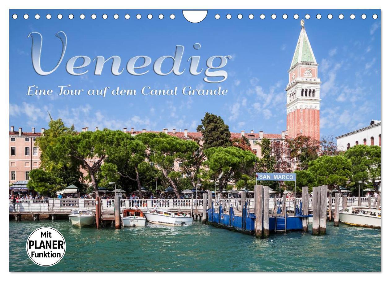 Cover: 9783435509195 | VENEDIG Eine Tour auf dem Canal Grande (Wandkalender 2025 DIN A4...