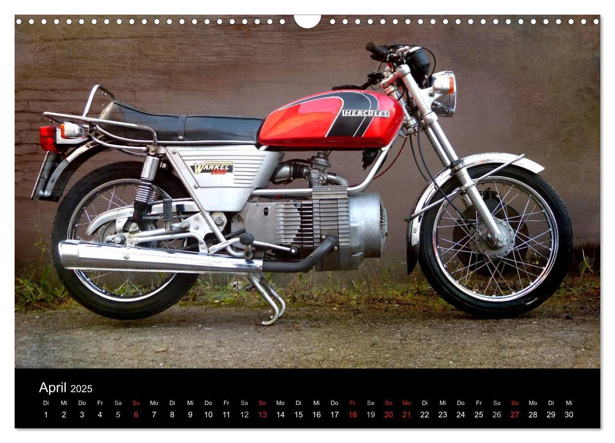 Bild: 9783435818013 | Motorrad Oldtimer (Wandkalender 2025 DIN A3 quer), CALVENDO...