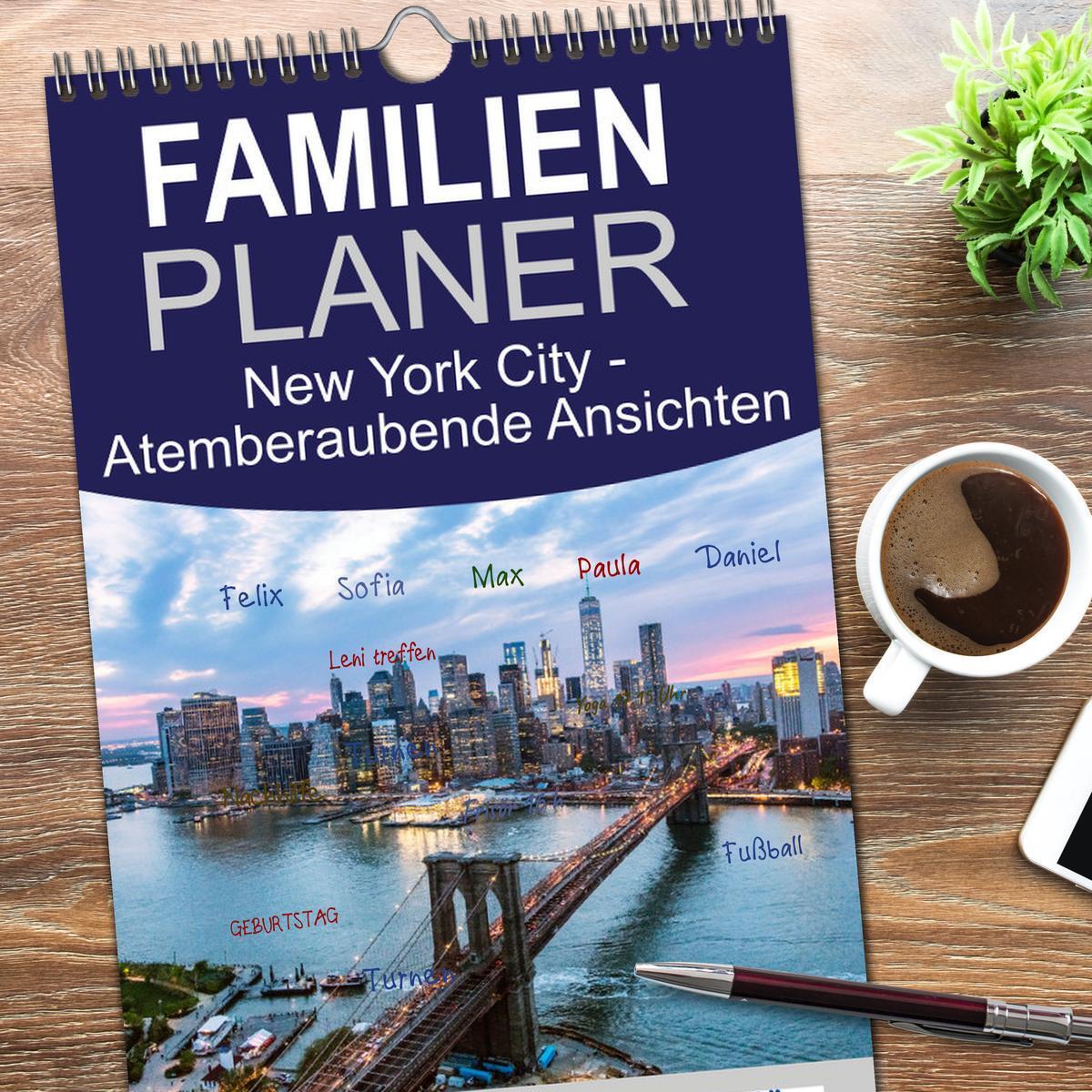 Bild: 9783457101834 | Familienplaner 2025 - New York City - Atemberaubende Ansichten mit...