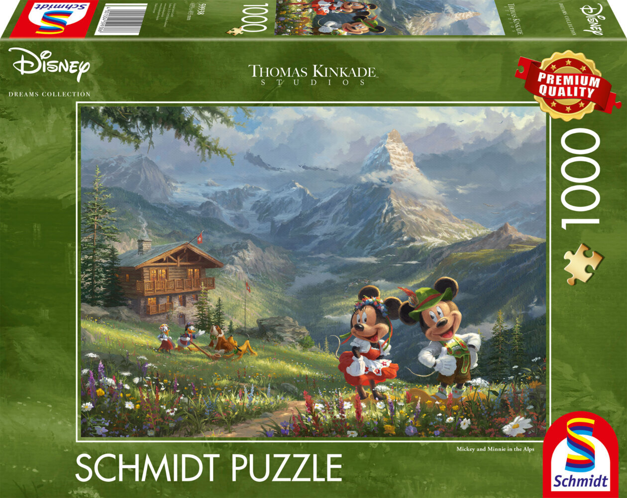 Cover: 4001504599386 | Disney, Mickey &amp; Minnie in den Alpen (Puzzle) | Spiel | In Spielebox