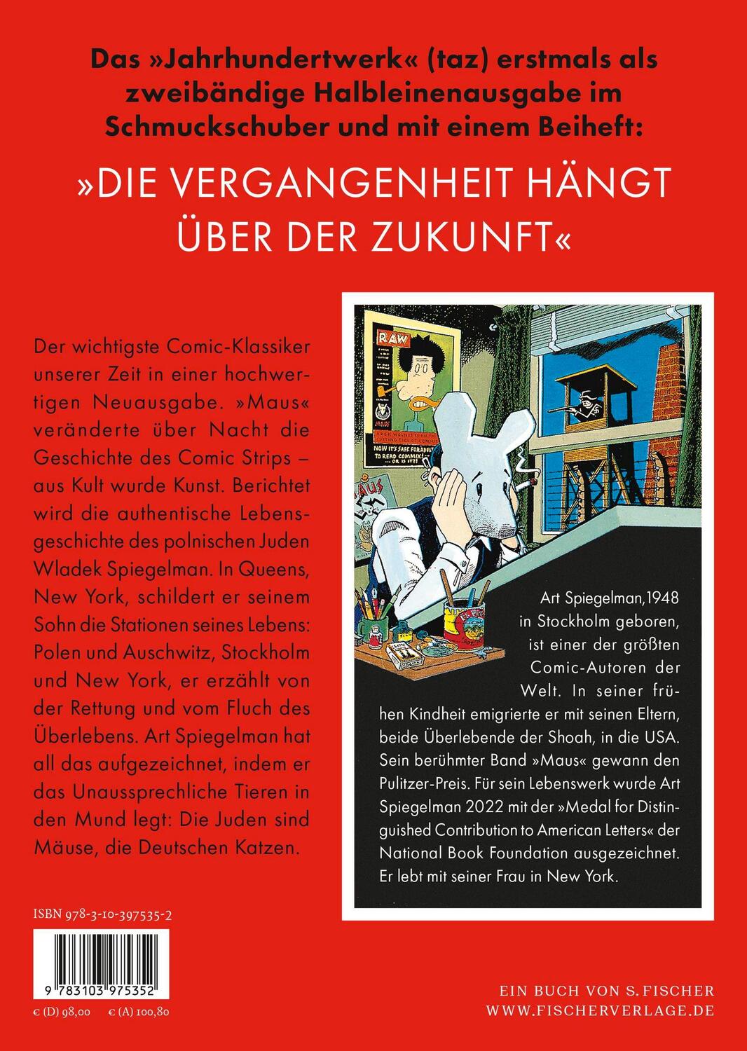 Rückseite: 9783103975352 | Maus | Die Geschichte eines Überlebenden | Art Spiegelman | Buch