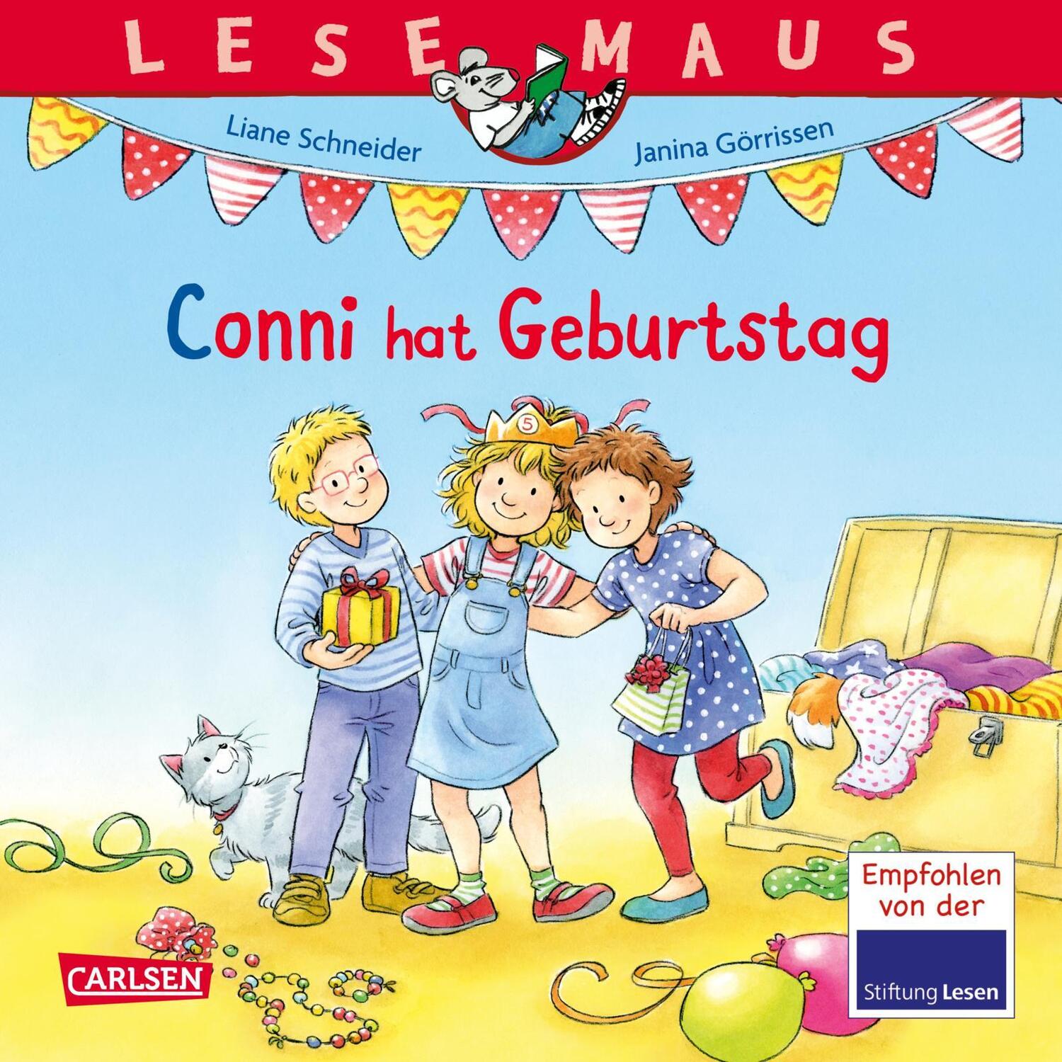 Cover: 9783551084576 | LESEMAUS 80: Conni hat Geburtstag | Liane Schneider | Taschenbuch