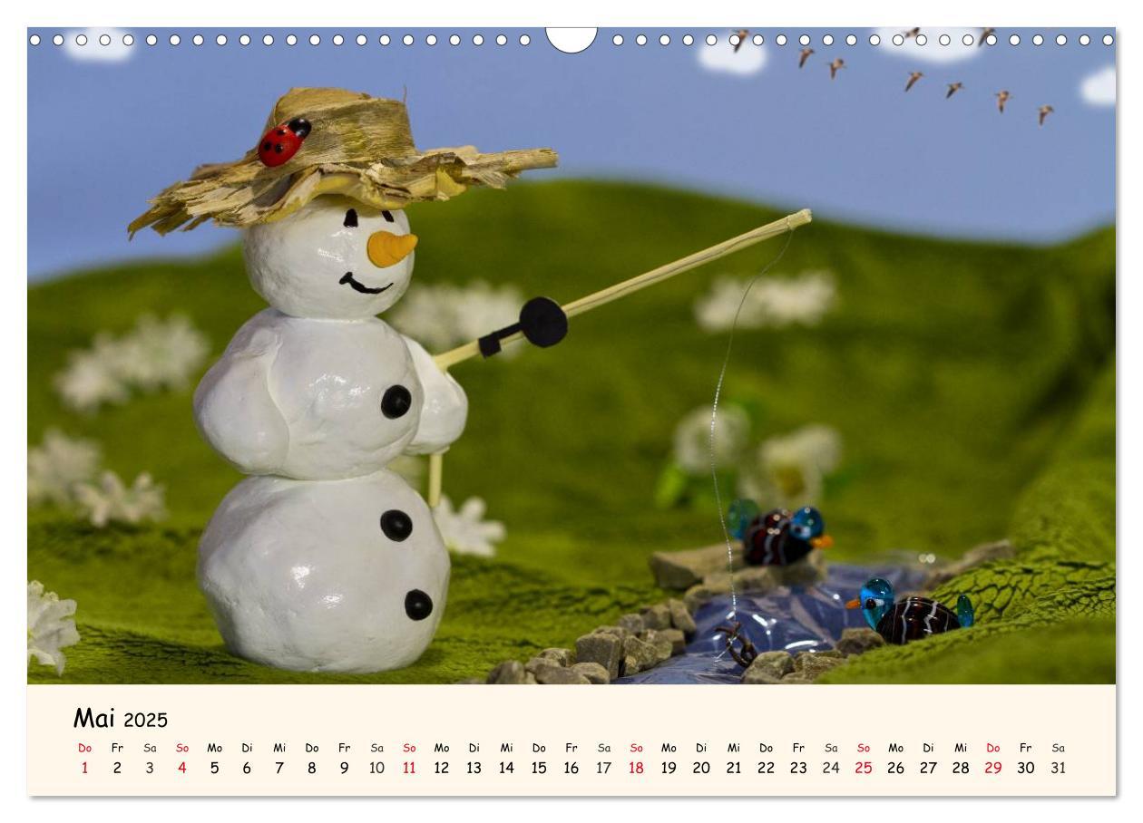 Bild: 9783435812110 | Schneemann des Monats 2025 (Wandkalender 2025 DIN A3 quer),...