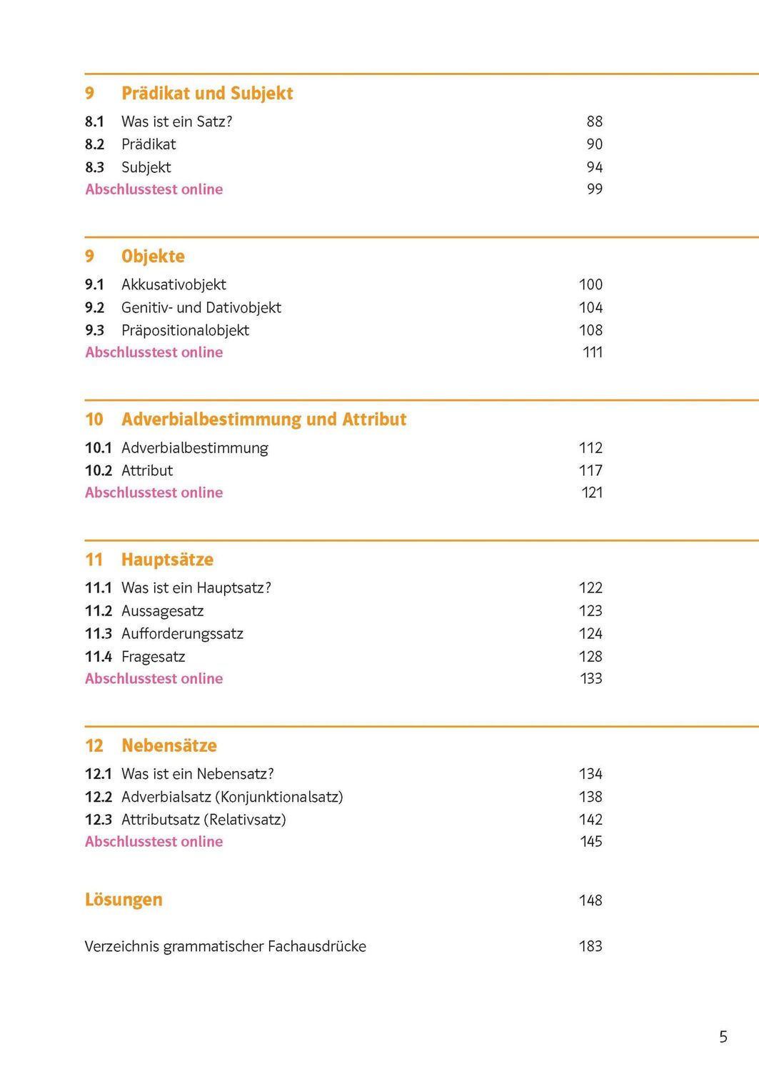 Bild: 9783129276136 | Sicher in Deutsch Grammatik 5./6. Klasse | Alles zum Thema Grammatik