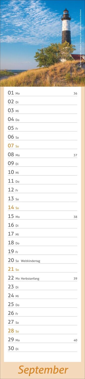 Bild: 9783756406722 | Leuchttürme Langplaner 2025 | Heye | Kalender | Spiralbindung | 13 S.