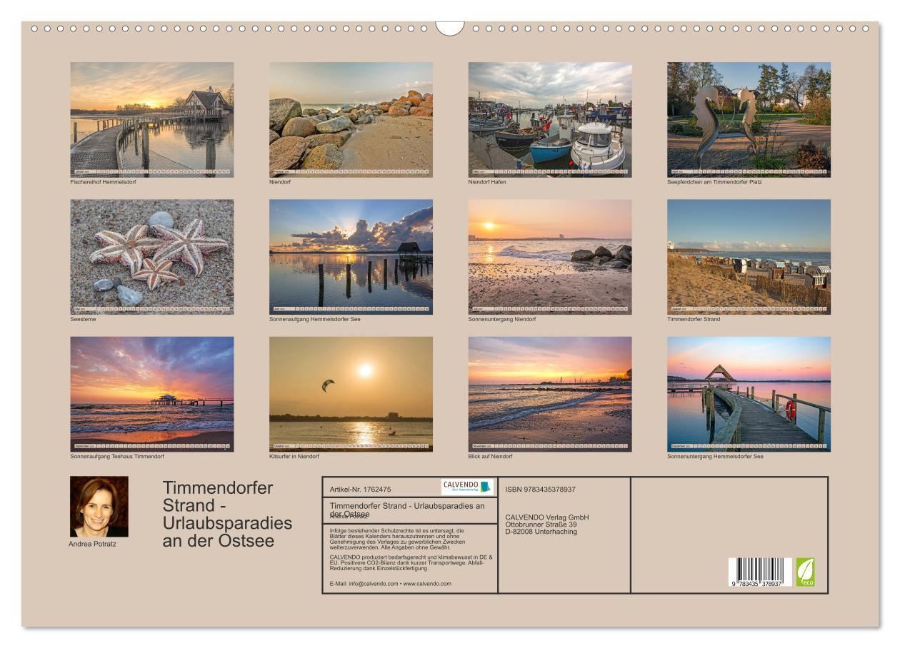 Bild: 9783435378937 | Timmendorfer Strand - Urlaubsparadies an der Ostsee (Wandkalender...