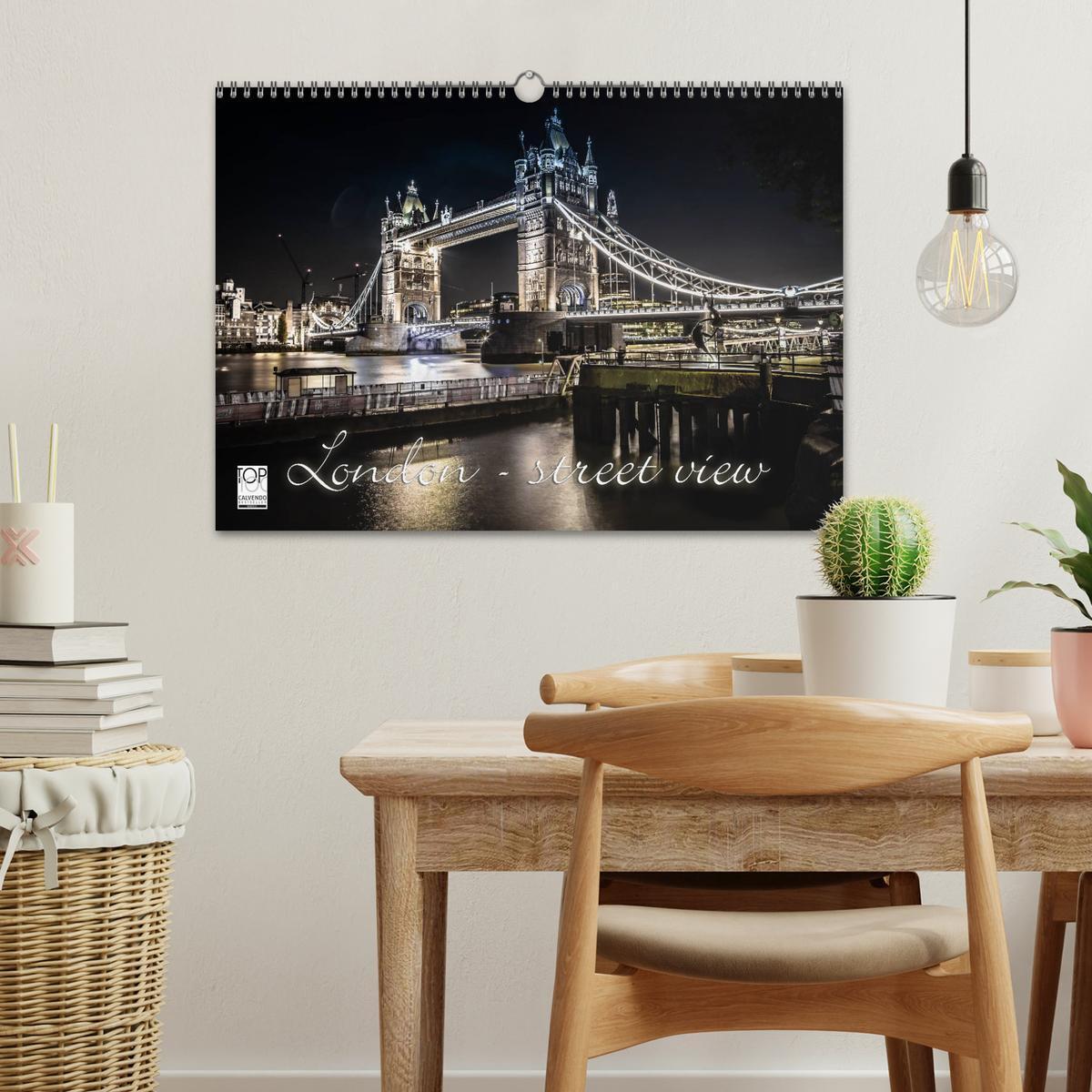 Bild: 9783435786824 | London - street view (Wandkalender 2025 DIN A3 quer), CALVENDO...