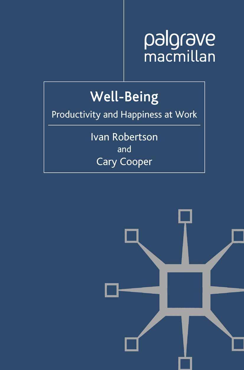 Cover: 9781349321032 | Well-being | Productivity and Happiness at Work | Cary Cooper (u. a.)