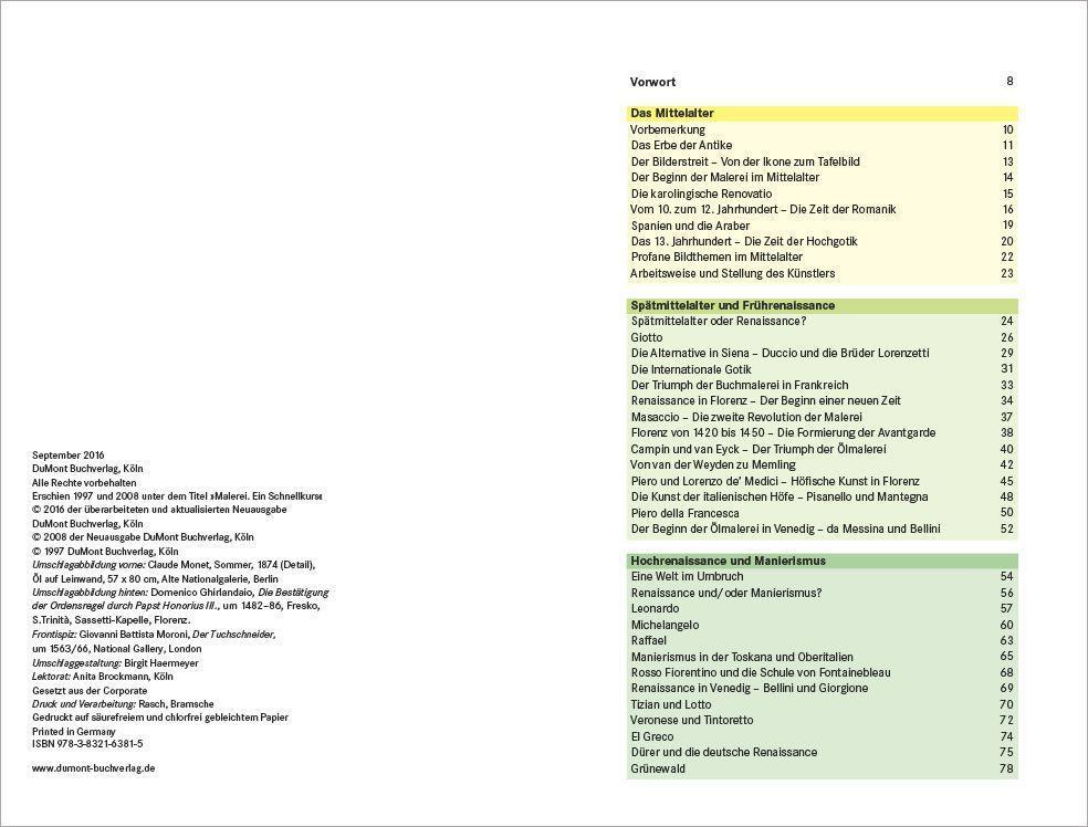 Bild: 9783832163815 | Kleine Geschichte der Malerei | Volker Gebhardt | Taschenbuch | 228 S.