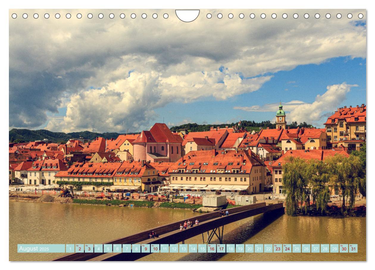 Bild: 9783457128725 | Maribor - Entspannde Stadt am Ufer der Drau (Wandkalender 2025 DIN...