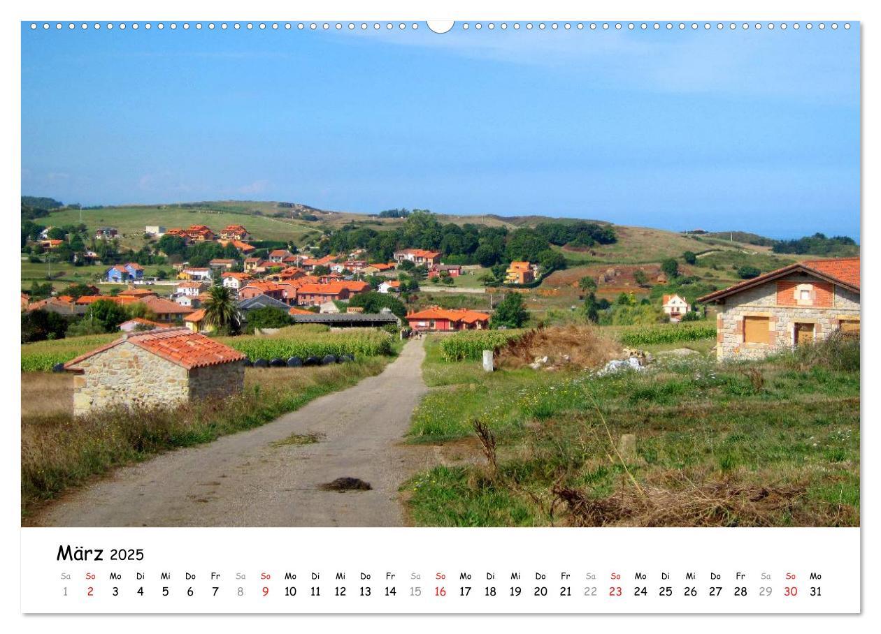 Bild: 9783435635726 | Camino del norte - Küstenweg (Wandkalender 2025 DIN A2 quer),...