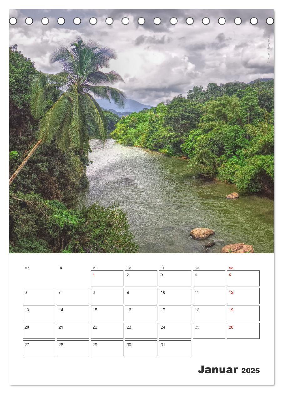 Bild: 9783457050682 | Sri Lanka 2025 - Exotisches Paradies - Jahresplaner (Tischkalender...