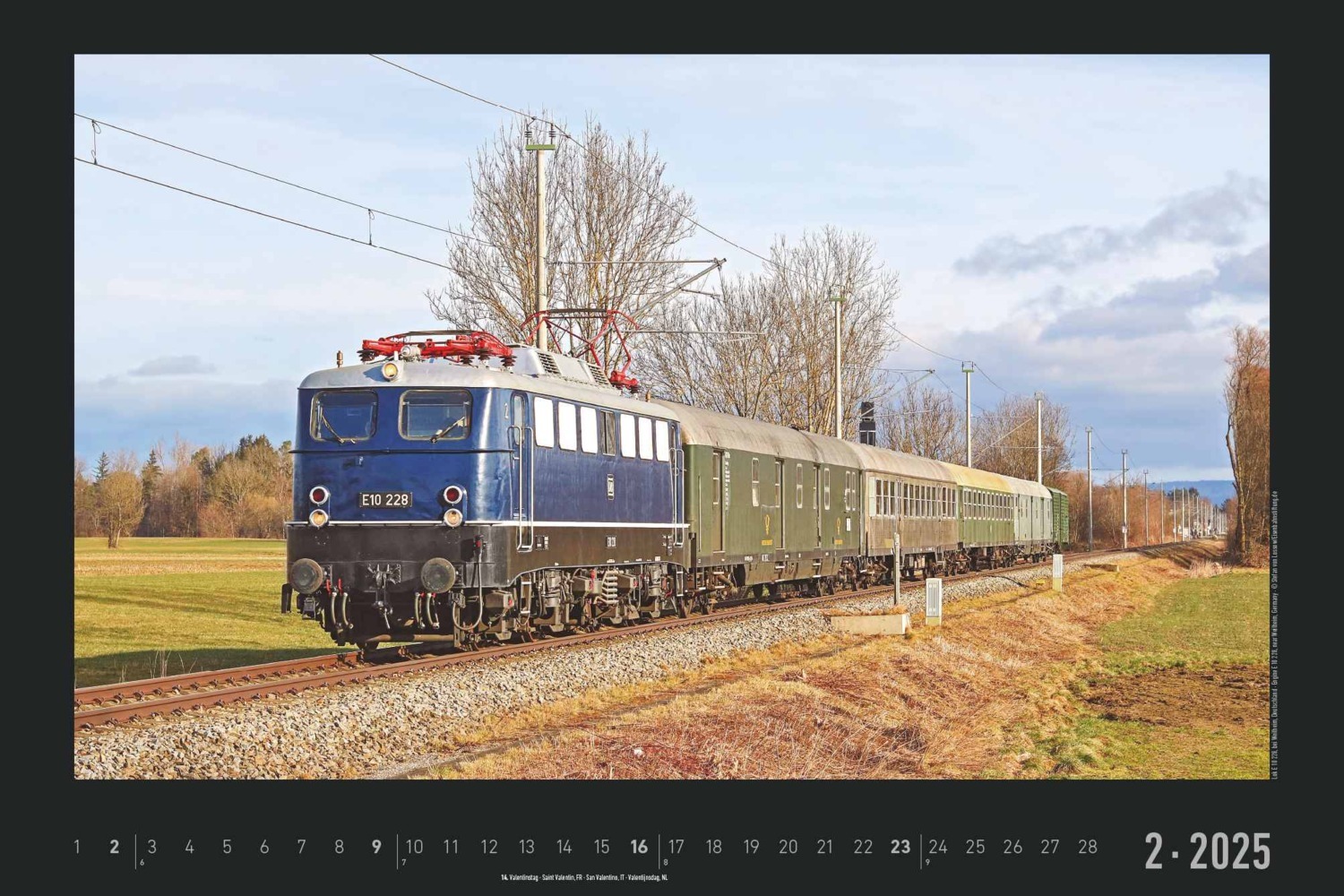 Bild: 4251732342203 | Alpha Edition - Eisenbahn-Nostalgie 2025 Bildkalender, 49,5x33cm,...