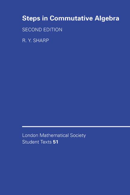 Cover: 9780521646239 | Steps in Commutative Algebra | R. Y. Sharp | Taschenbuch | Englisch