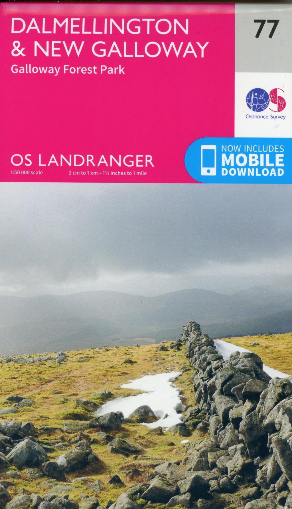 Cover: 9780319261750 | Dalmellington &amp; New Galloway, Galloway Forest Park | Ordnance Survey