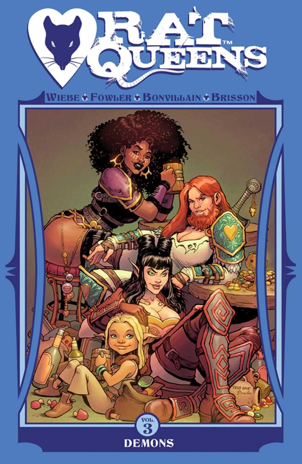 Cover: 9781632157355 | Rat Queens Volume 3: Demons | Kurtis J Wiebe | Taschenbuch | Englisch