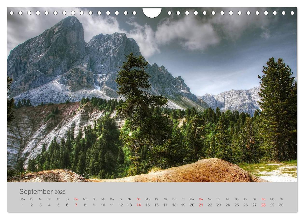 Bild: 9783435809486 | Südtirol - Gröden und Alta Badia (Wandkalender 2025 DIN A4 quer),...