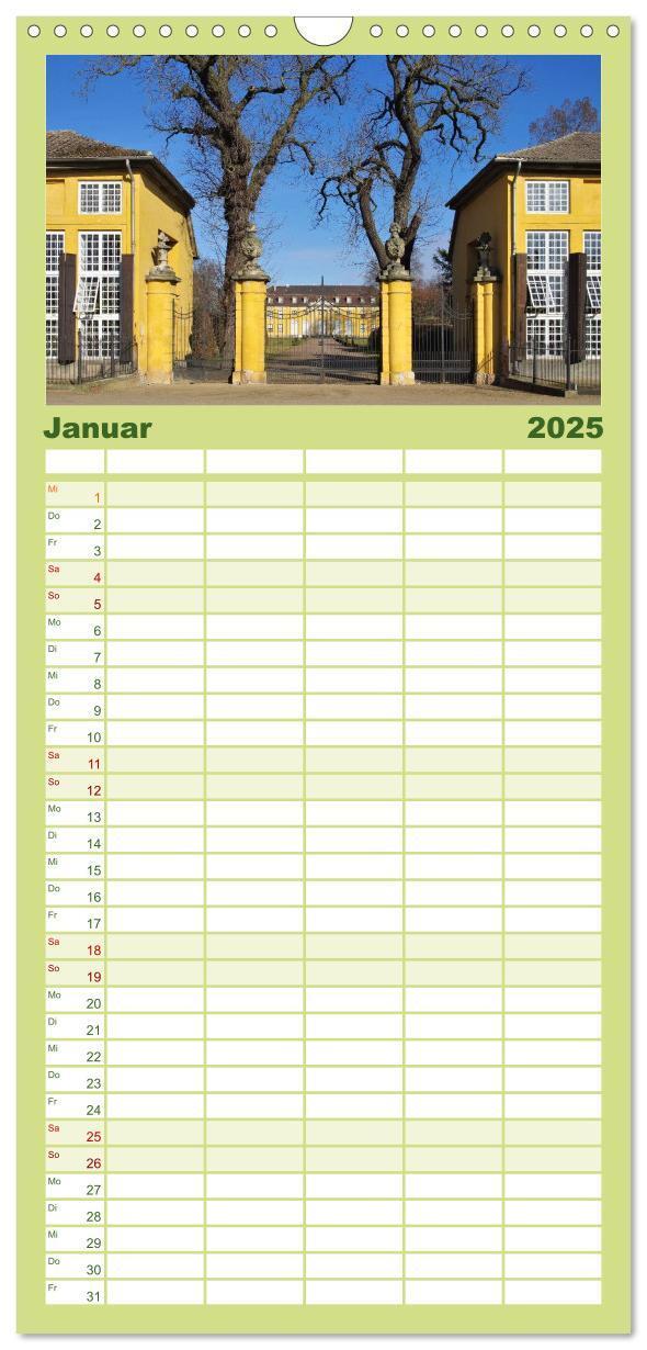 Bild: 9783457117941 | Familienplaner 2025 - Dessau mit 5 Spalten (Wandkalender, 21 x 45...