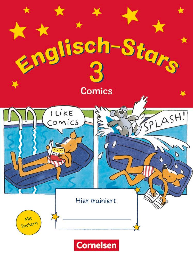 Cover: 9783637015081 | Englisch-Stars 3. Schuljahr. Comics | Übungsheft. Mit Lösungen | 64 S.