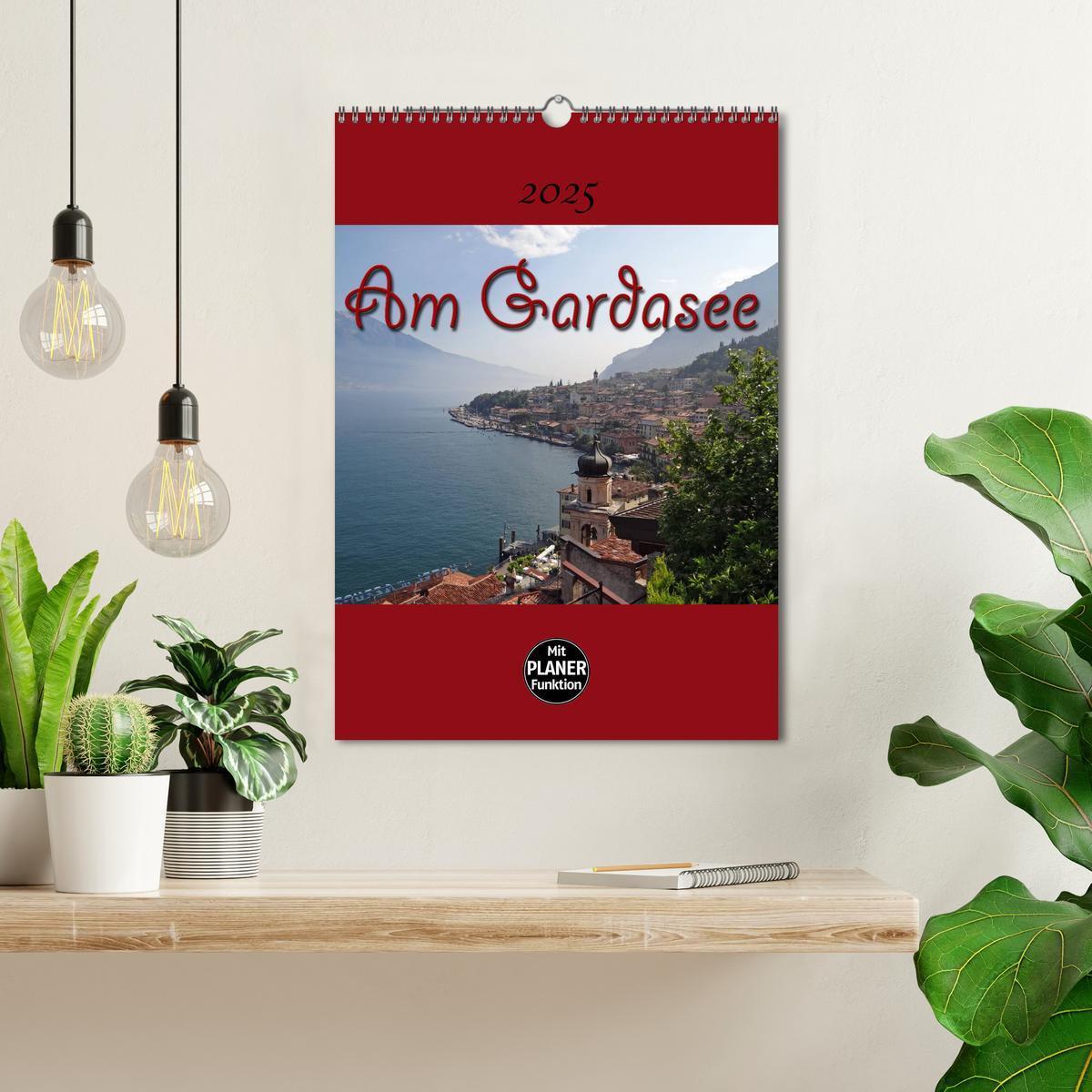 Bild: 9783457016466 | Am Gardasee (Wandkalender 2025 DIN A3 hoch), CALVENDO Monatskalender