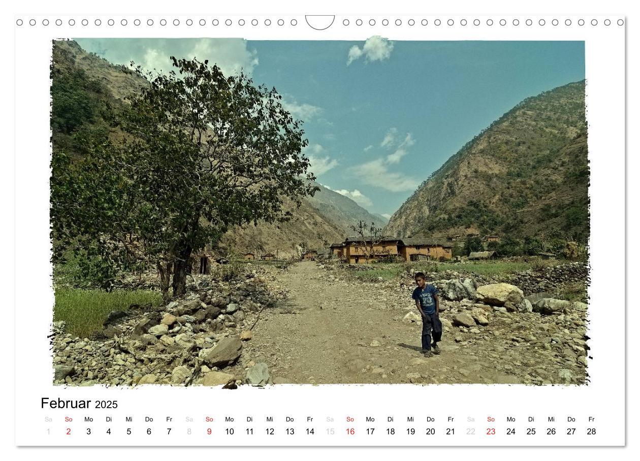 Bild: 9783435546732 | BEGEGNUNGEN IN NEPAL (Wandkalender 2025 DIN A3 quer), CALVENDO...