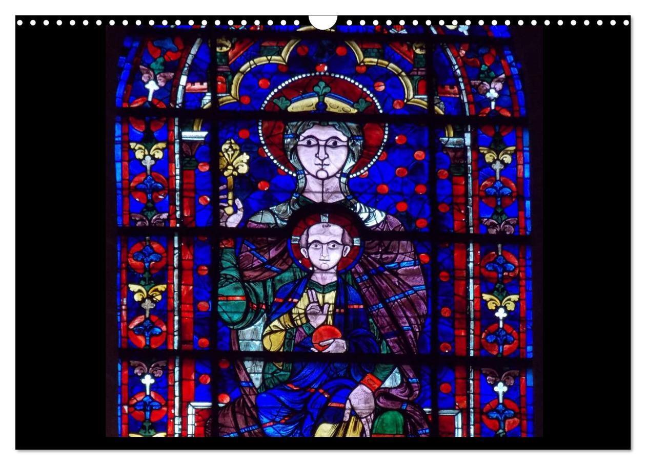 Bild: 9783435818990 | Bilder aus Licht - Notre Dame de Chartres (Wandkalender 2025 DIN A3...