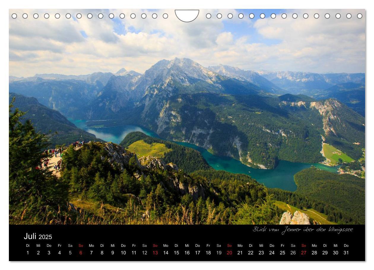 Bild: 9783435787180 | Berchtesgadener Land (Wandkalender 2025 DIN A4 quer), CALVENDO...