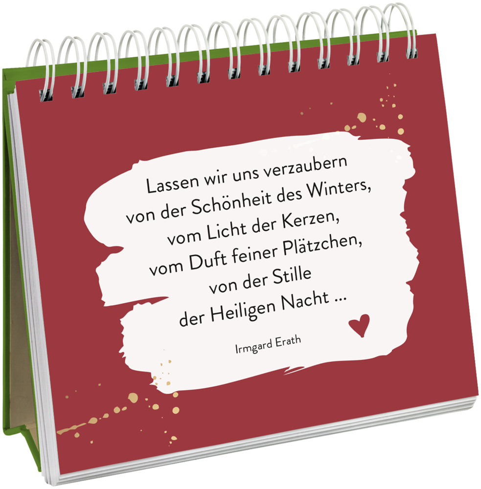 Bild: 9783848501113 | 24 besinnliche Adventsmomente | Groh Verlag | Kalender | Spiralbindung