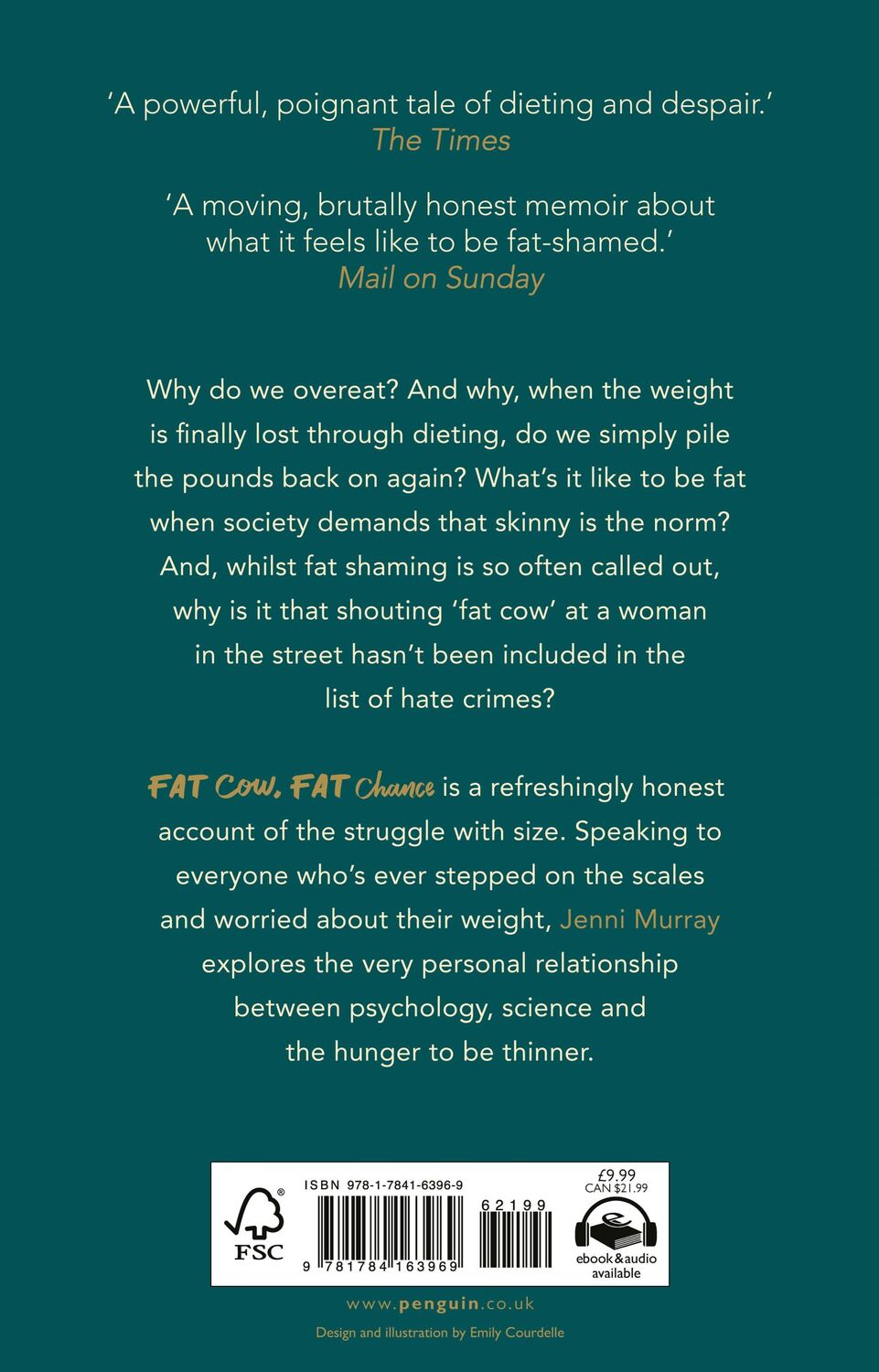 Rückseite: 9781784163969 | Fat Cow, Fat Chance | The science and psychology of size | Murray