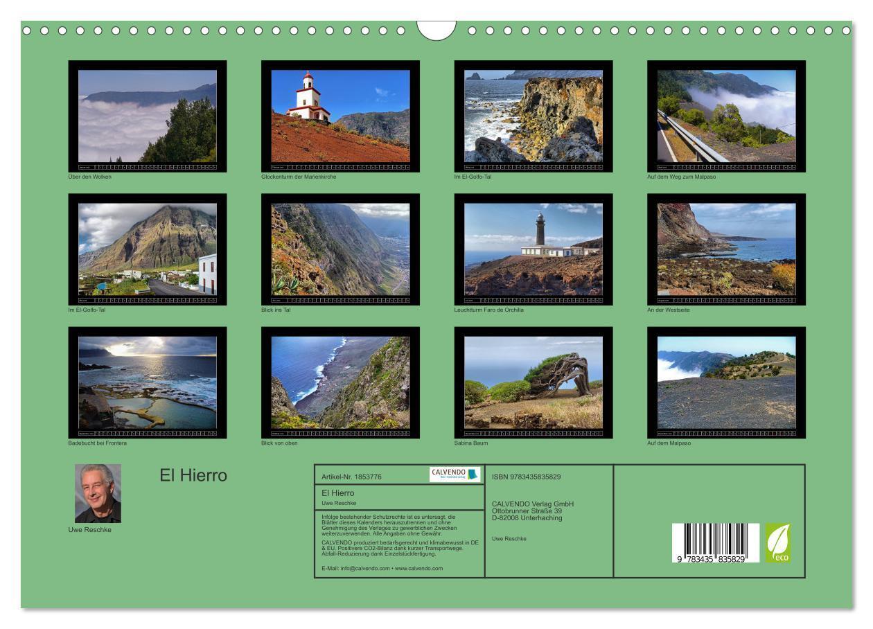 Bild: 9783435835829 | El Hierro (Wandkalender 2025 DIN A3 quer), CALVENDO Monatskalender