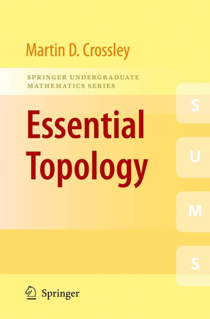 Cover: 9781852337827 | Essential Topology | Martin D. Crossley | Taschenbuch | x | Englisch