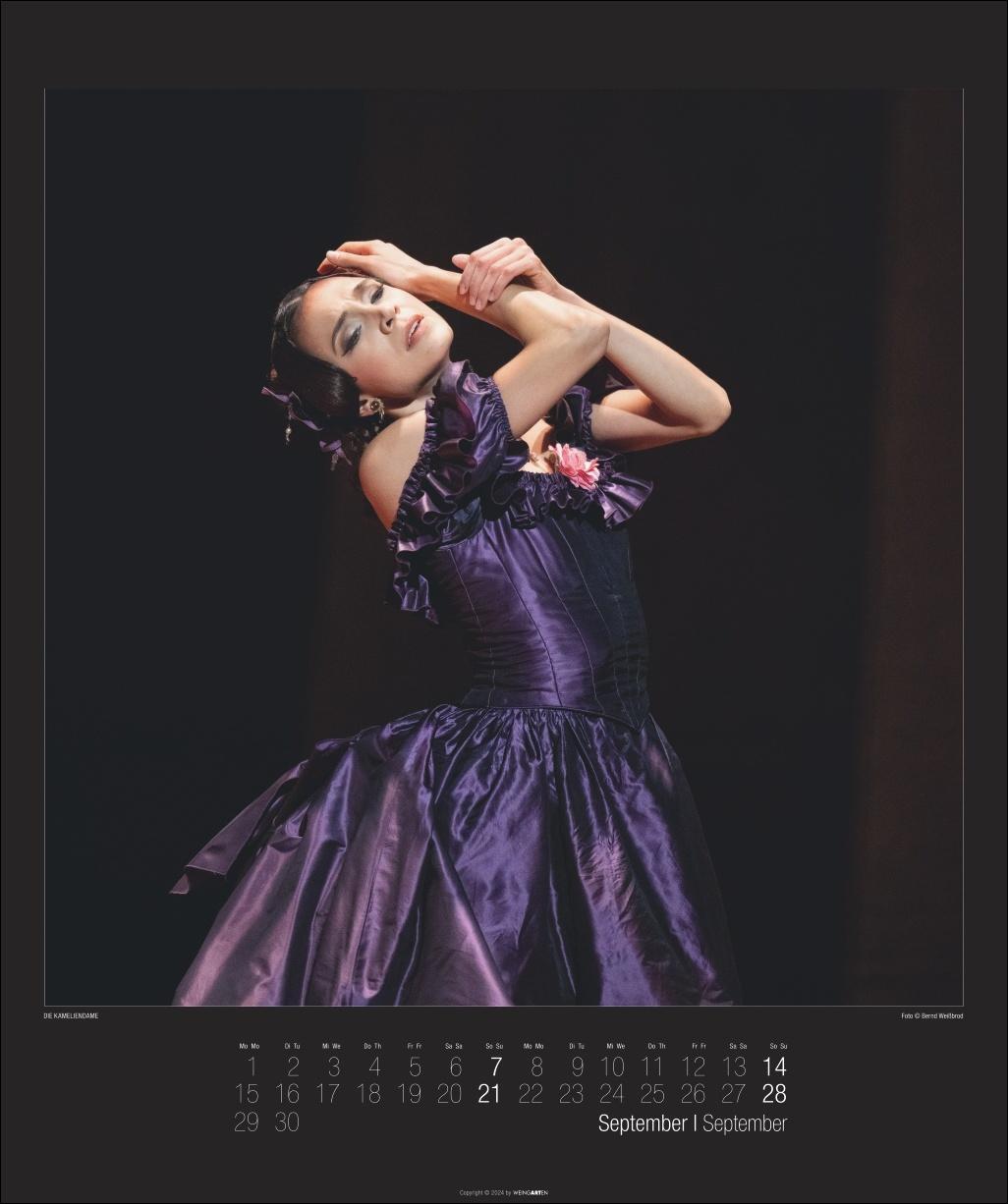 Bild: 9783839900109 | Stuttgarter Ballett Kalender 2025 | Kalender | Spiralbindung | 14 S.