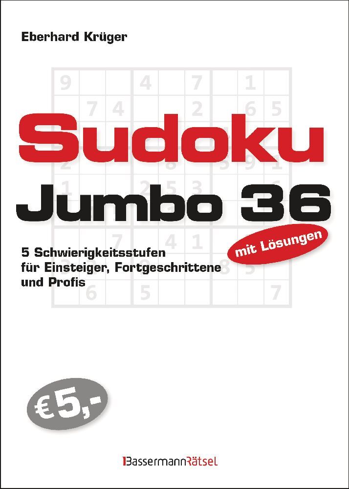 Cover: 9783809447269 | Sudokujumbo 36 | Eberhard Krüger | Taschenbuch | 384 S. | Deutsch