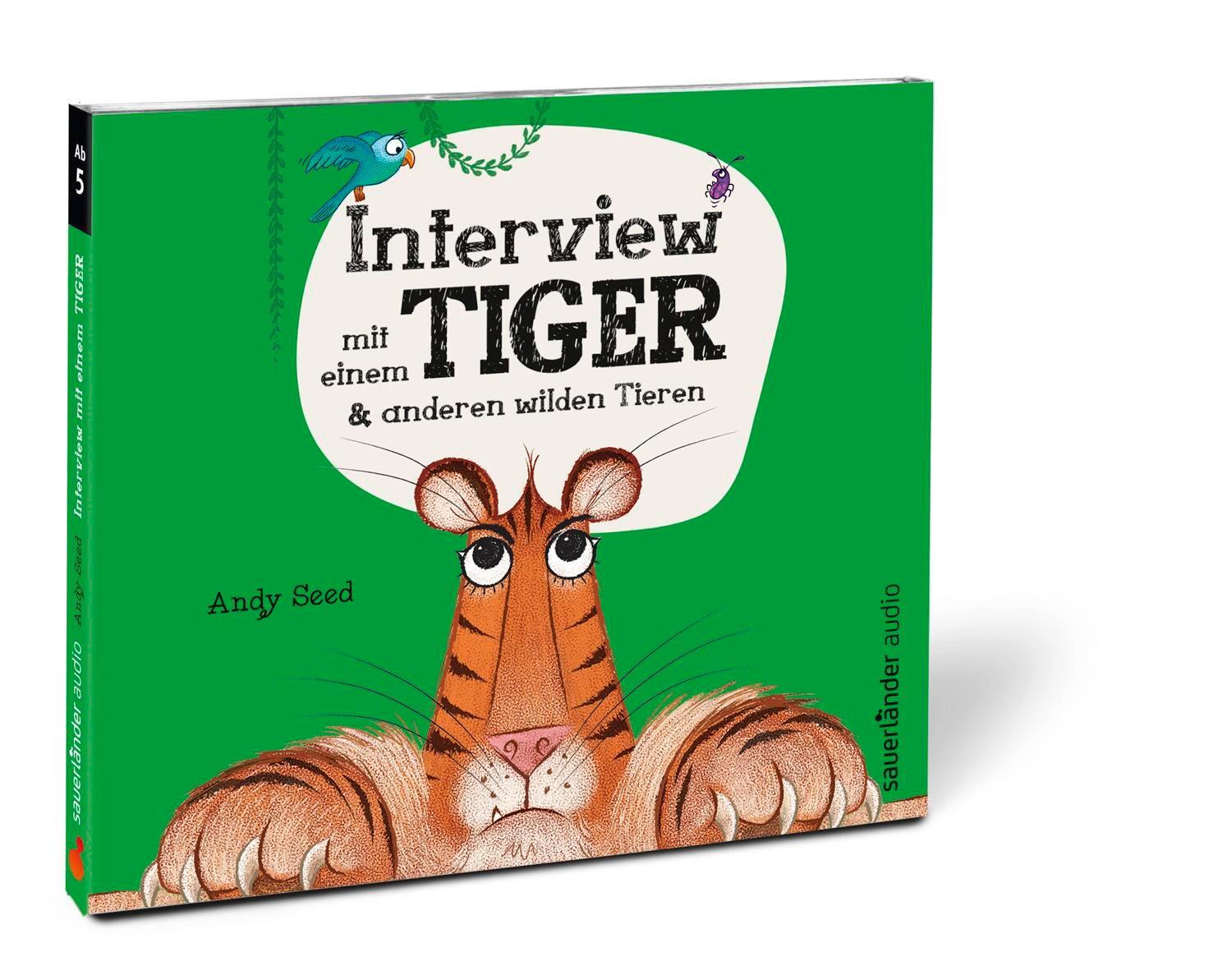 Bild: 9783839842607 | Interview mit einem Tiger | und anderen wilden Tieren | Andy Seed | CD