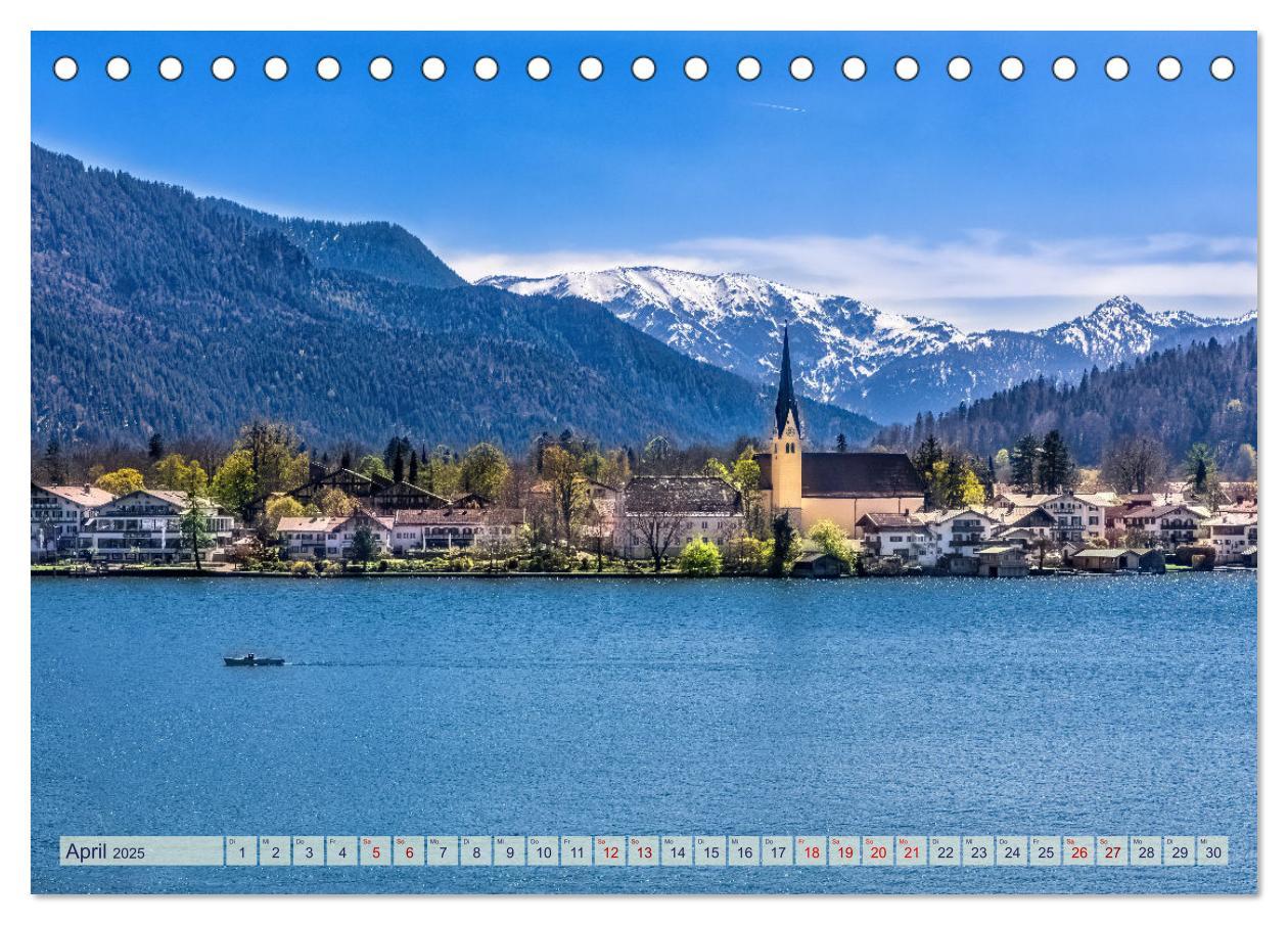 Bild: 9783383860362 | Malerischer Tegernsee (Tischkalender 2025 DIN A5 quer), CALVENDO...