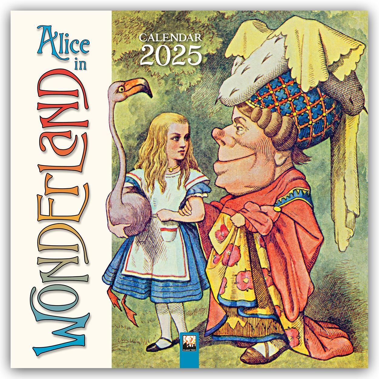 Cover: 9781835620045 | Alice in Wonderland - Alice im Wunderland 2025 | Tree Flame | Kalender